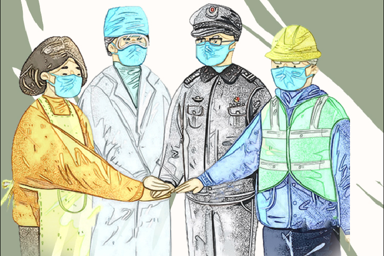 手繪長(zhǎng)圖|甘肅戰(zhàn)“疫”故事，“硬核”之下的溫情