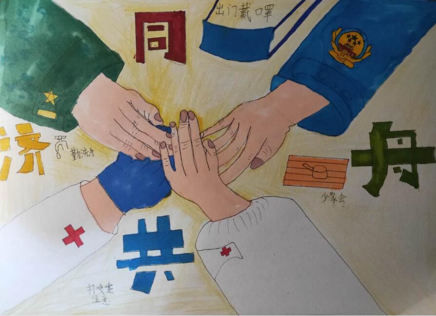 “疫情當前，孩子們有‘畫’說”作品展播（三十八）