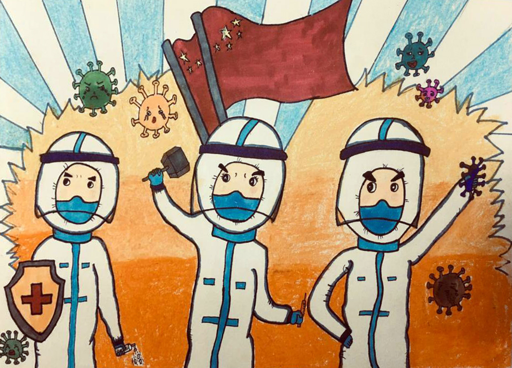 “疫情當前，孩子們有‘畫’說”作品展播（三十九）