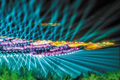 蘭山每晚都有炫酷燈光秀 你想看嗎？