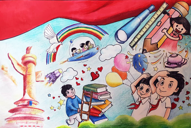 蘭州市第三屆青少年社會主義核心價值觀主題動漫設(shè)計(jì)作品征集評選展示（漫畫插畫 九）