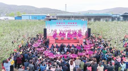 隴南禮縣舉辦“學黨史·感黨恩·賞花?！むl(xiāng)村游”活動