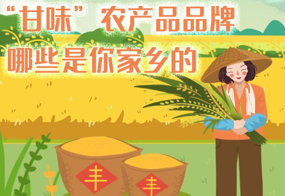 一圖帶你了解“甘味”農產品品牌 ，哪些是你家鄉(xiāng)的？