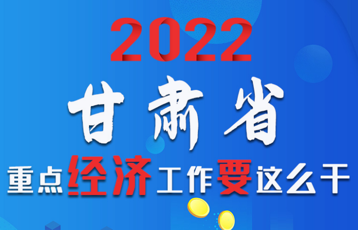 【甘快看·圖解】速覽！2022甘肅省重點(diǎn)經(jīng)濟(jì)工作要這么干！