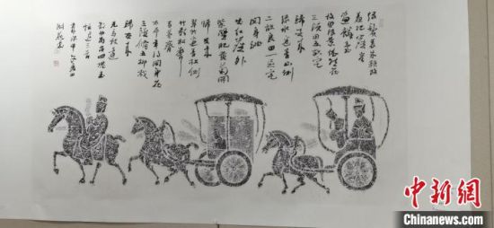 圖為傳拓作品?！〈蘖?攝