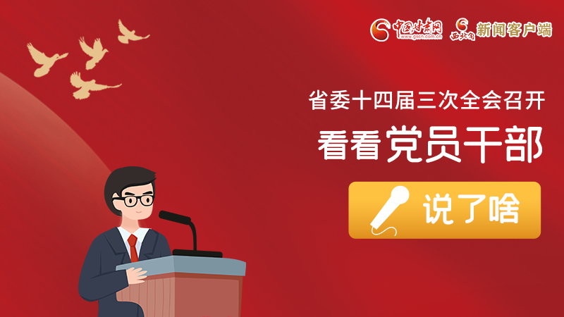 圖解|事關(guān)甘肅省委十四屆三次全會(huì)，黨員干部這么說！