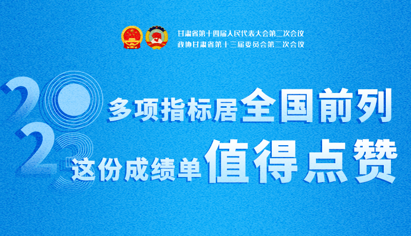 【聚焦2024甘肅兩會(huì)】3D海報(bào)|多項(xiàng)指標(biāo)居全國(guó)前列！甘肅這份成績(jī)單值得點(diǎn)贊