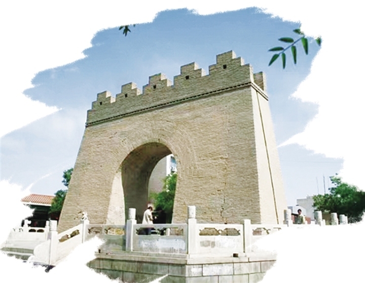 酒泉晉城門(mén)