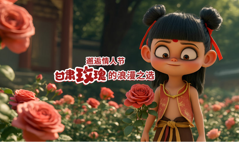 AI視頻 | 邂逅情人節(jié)，甘肅玫瑰的浪漫之選