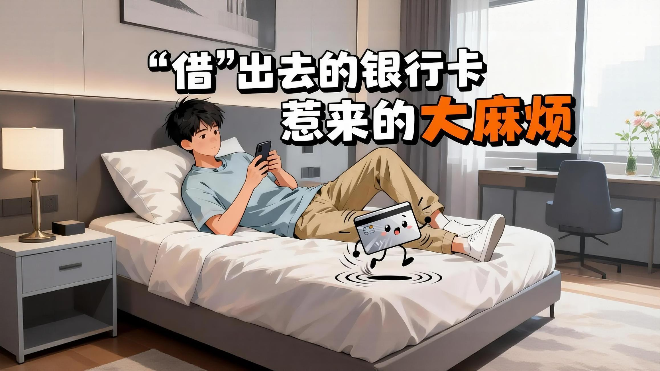 憲崇法·網(wǎng)絡(luò)普法“甘”快看|“借”出去的銀行卡，惹來(lái)的大麻煩